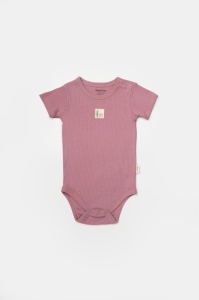 Set 2 body Bamboo,roz, BabyCosy, 50% bumbac+50%bambus (Marime: 9-12 luni) - Img 2