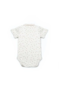 Set 2 body-uri cu guler TeddyBear, BabyCosy, 100% bumbac (Marime: 18-24 Luni) - Img 3
