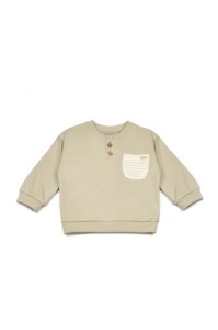 Set bluzita si pantaloni COOL cu buzunar - Verde, BabyCosy (Marime: 18-24 Luni) - Img 3
