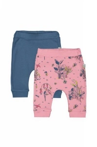 Set de 2 perechi de pantaloni Savana pentru bebelusi, Tongs baby (Culoare: Albastru, Marime: 9-12 luni)