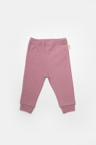Set 2 pantaloni Bamboo, roz, BabyCosy, 50%bumbac+50% bambus (Marime: 3-6 Luni) - Img 3