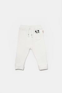 Set 2 pantaloni Panda, BabyCosy, 50%bumbac+50% bambus (Marime: 3-6 Luni) - Img 3