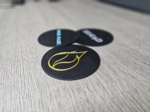 3D Personalized Coaster Set (Flexible and Heat Resistant) - Img 1