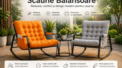 Scaune Balansoare pentru Gradina – Beneficii, Ghid de Alegere si Idei 2026