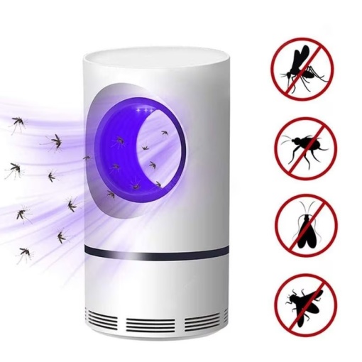 Aparat electric cu Lampa UV Anti-tantari EBA, Capcana insecte, Alimentare USB, Alb - Img 2