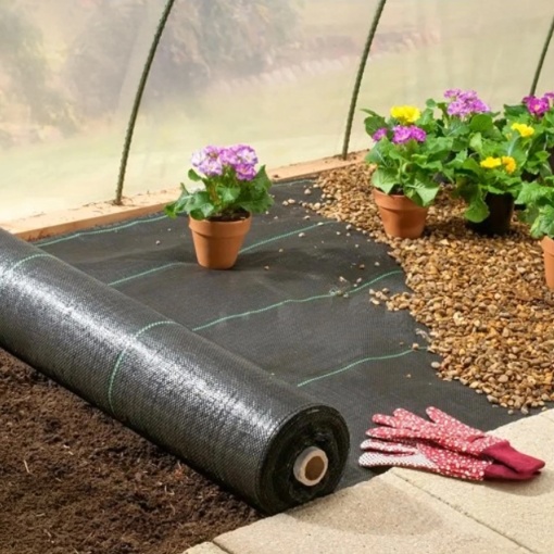 Folie Agrotextil 0.8m x 50m, 70g/m² Antiburuieni, Mulcire, Filtru UV, Negru – Ideal pentru Gradina &amp; Sere - Img 4