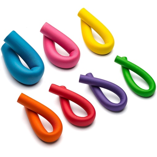 Set 42 bigudiuri flexibile profesionale EBA, 7 dimensiuni, multicolor, 18 cm - Img 3