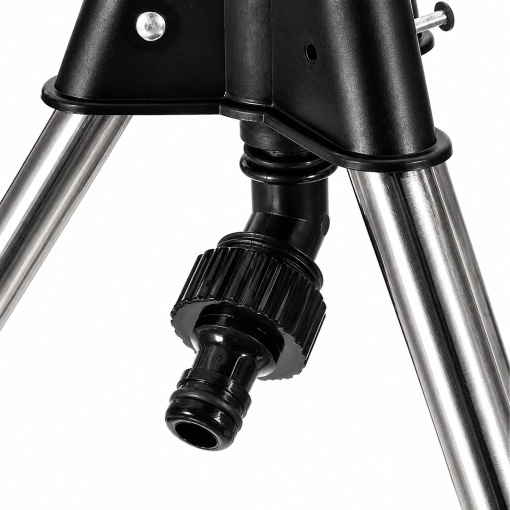 Aspersor Rotativ Gradina cu 3 Brate pe Trepied, 90 cm, Udare 360°, Raza pana la 12 m, Reglabil pe Inaltime, ABS + Otel Inoxidabil, Sistem Irigare pentru Gazon, Flori si Legume - Img 10