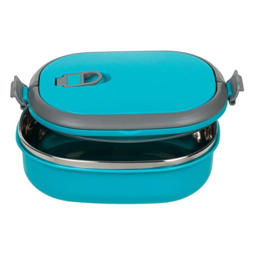 Recipient izotermic cu maner pentru alimente EBA, 20 x 15 x 8cm, 700l, albastru, 0% BPA, otel inoxidabil - Img 2
