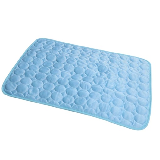 Saltea de racorire pentru caini si pisici EBA, dimensiuni 70 x 55 cm, Bleu - Img 4