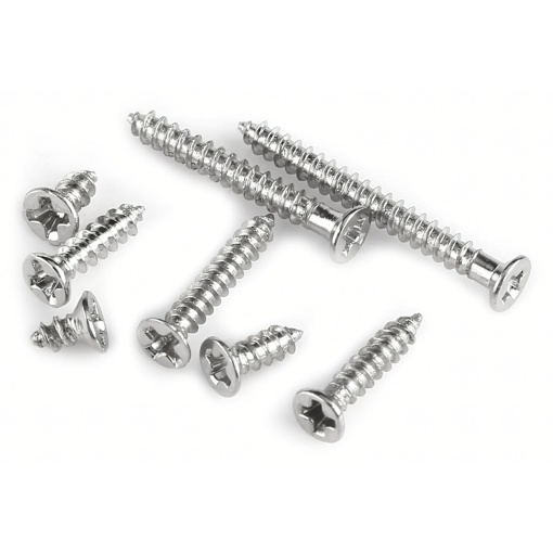 Set 800 suruburi universale M2 EBA, Otel carbon nichelat, Cap cruce, 8 dimensiuni, Cutie organizatoare - Img 2