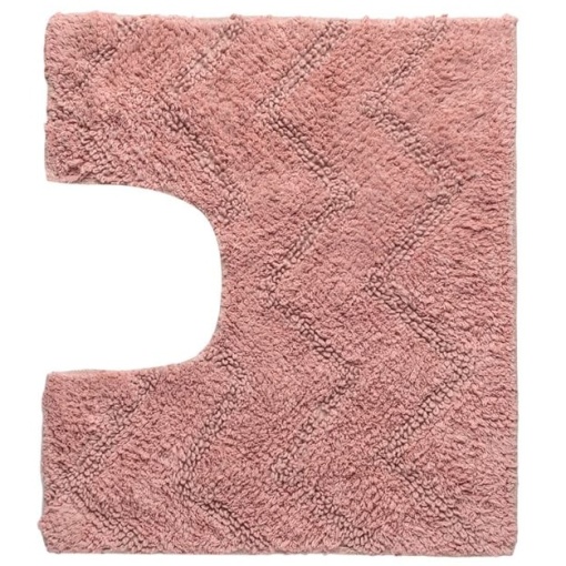 Set covorase de baie cu design in relief, EBA, Roz, 2 buc - Img 3