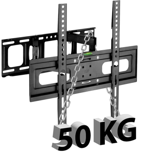 Suport TV Reglabil 32-70 Inch KING MOUNT KG-1030 Texas, VESA 400x400, Rotire 120°, Inclinare +15°/-3°, Brat Extensibil 35.5 cm, Max 50KG, Suport Perete Universal LED LCD OLED Smart TV - Img 10