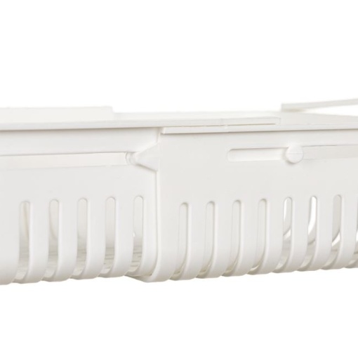 Cos Depozitare Extensibil pentru Frigider EBA, dimensiuni 19.5 x 16 x 8 cm, Alb - Img 4