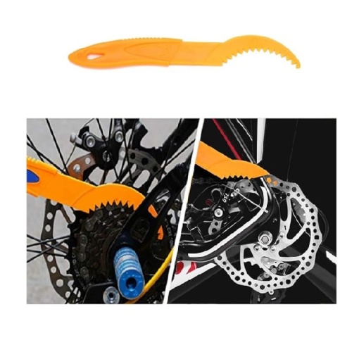 Kit 7 perii curatare lant si pinioane bicicleta, EBA, multifunctional - Img 3