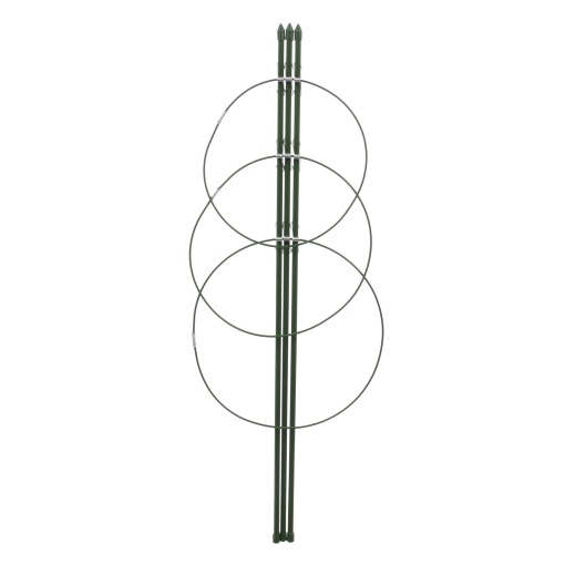 Suport pentru flori EBA, otel plasticat, verde, dimensiuni 22 x 60 cm - Img 3
