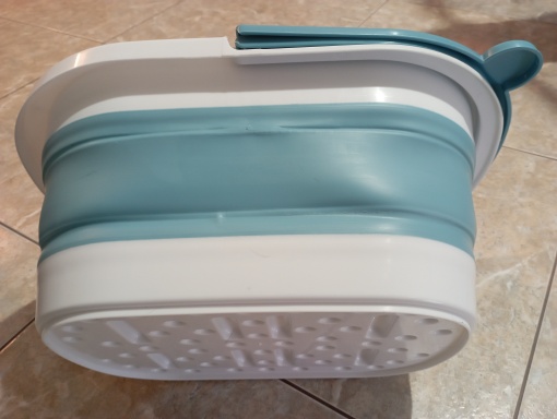 Dispozitiv de Spa tip cadita pentru picioare EBA, pliabil cu role, insertii 3D si hidromasaj - Img 3