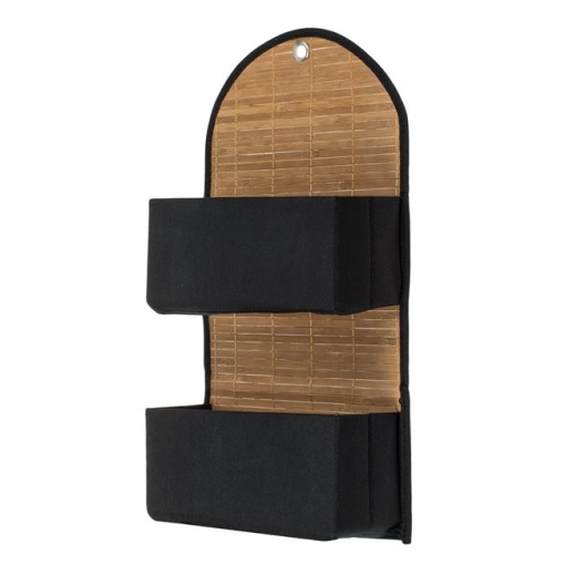 Husa de Organizare Suspendabila cu 2 Compartimente de Bambus EBA, dimensiuni 25 x 11 x 50 cm - Img 2