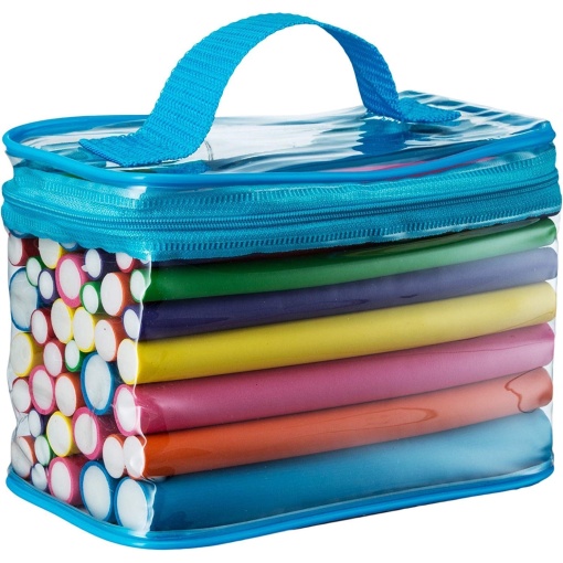 Set 42 bigudiuri flexibile profesionale EBA, 7 dimensiuni, multicolor, 18 cm - Img 4