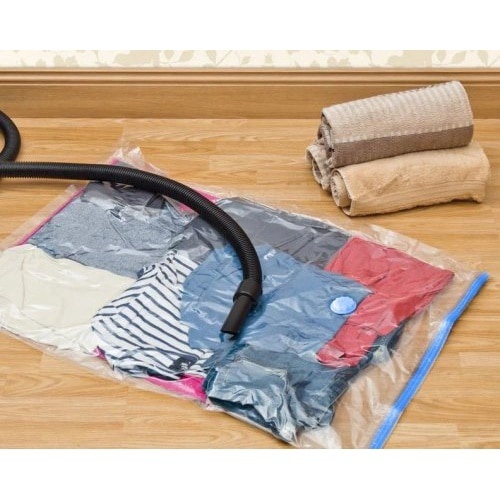 Set saci pentru vidat haine, EBA, 10 bucati, marimi diferite, transparent, usor de folosit - Img 3