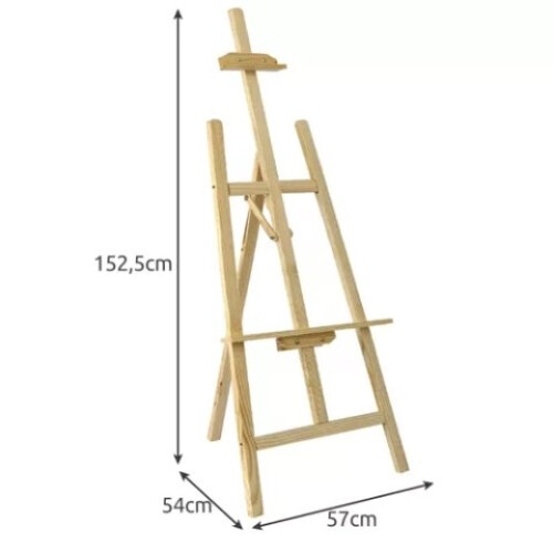 Sevalet pictura EBA, din lemn, dimensiuni 152.5 x 54 x 57 cm - Img 3