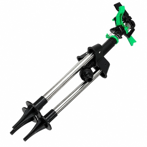 Aspersor Rotativ Gradina cu 3 Brate pe Trepied, 90 cm, Udare 360°, Raza pana la 12 m, Reglabil pe Inaltime, ABS + Otel Inoxidabil, Sistem Irigare pentru Gazon, Flori si Legume - Img 11