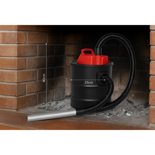 Aspirator industrial EBA pentru cenusa fierbinte si rece - 1600W, Rezervor 20L, Fara Sac, Filtru HEPA, Functie Suflanta - Img 2