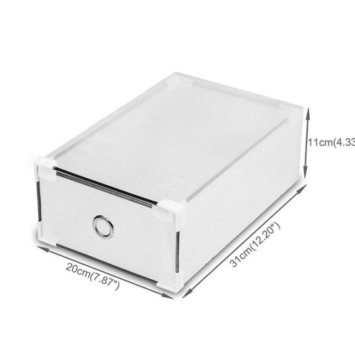 Cutie Depozitare Pantofi Tip Sertar EBA, dimensiuni 31 x 20 x 11 cm - Img 3