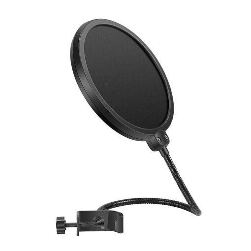 Microfon profesional de studio EBA, BM-700, universal, filtru pop, suport reglabil, Negru - Img 3