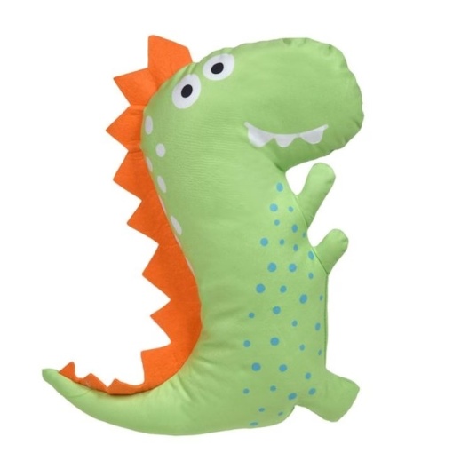 Perna Decorativa Dinozaur EBA pentru copii, dimensiuni 30 x 40 cm, Verde - Img 2