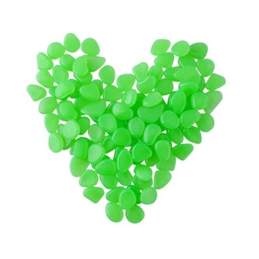 Set 100 pietre decorative fosforescente EBA, dimensiune 2-3 cm - Img 2