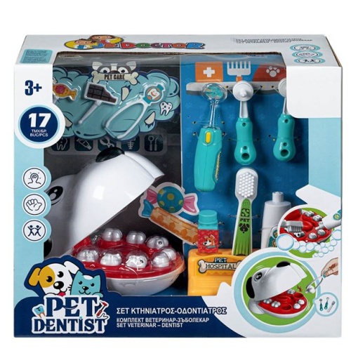 Set Micul Veterinar - Dentist EBA, 17 buc, +3 ani - Img 2