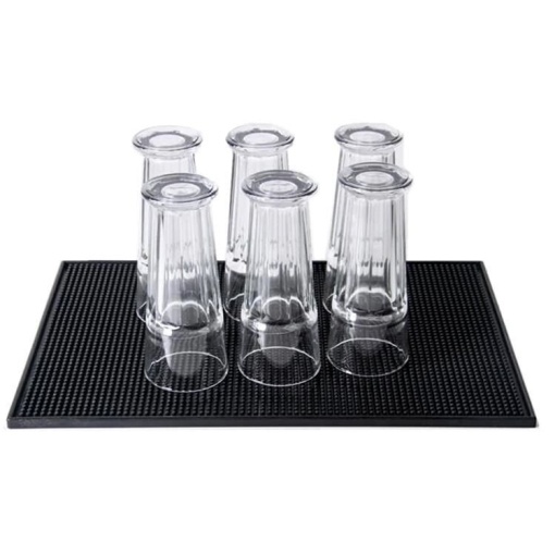 Suport din silicon Horeca EBA, pentru uscarea paharelor, dimensiuni 45 x 30 cm, Negru - Img 3