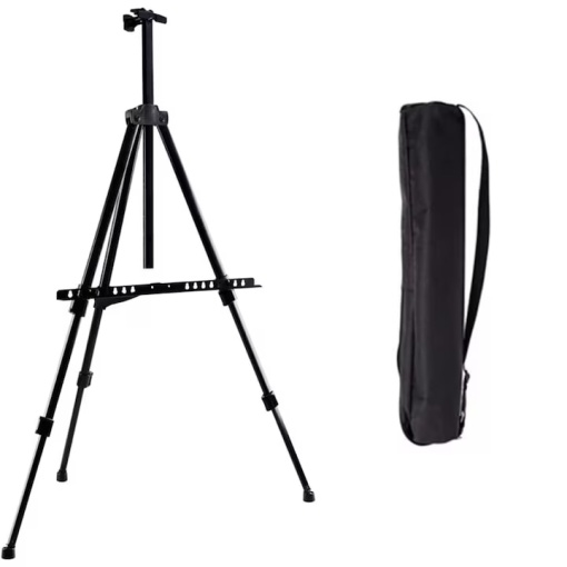 Trepied sevalet pictura EBA, reglabil 77-160 cm, metalic, portabil, husa depozitare inclusa - Img 4