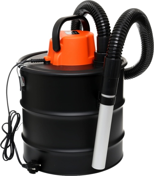 Aspirator de Cenusa 2000W, Rezervor Metalic 20L, Filtru HEPA, Aspirare Puternica ≥15.5 kPa, Duza Aluminiu, pentru Seminee si Sobe - Img 5