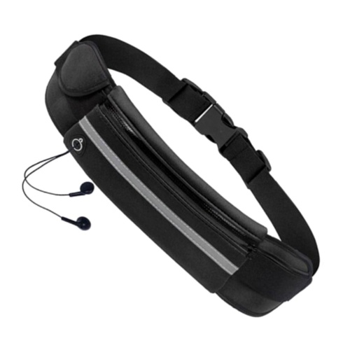 Borseta reflectorizanta pentru alergare si drumetii EBA, Unisex, dimensiune ajustabila 70-130 cm, material impermeabil - Img 3