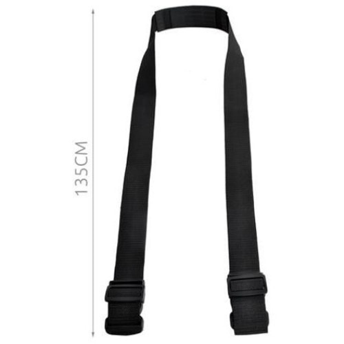 Curea de transport pentru biciclete, trotinete, carucioare copii EBA, maxim 25 kg, Negru - Img 4