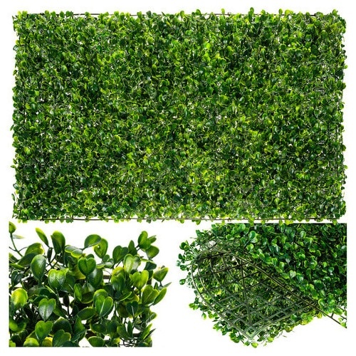 Panou gard viu artificial EBA, 60 x 40 cm, grosime 3 cm, verde - Img 4