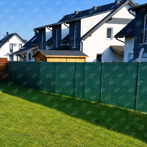 Plasa de Umbrire Profesionala 1,5x50m, 95% Grad de Umbrire, HDPE 180g/mp, Protectie UV, Plasa pentru Gard, Curte, Balcon, Terasa, Pergola, Sera si Schela, Verde - Img 6