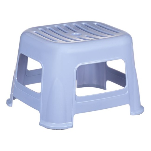 Scaun tip taburet din plastic, EBA, protectii antialunecare, liliac, 33 x 29 x 22, 5cm - Img 2