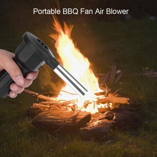 Suflanta de aer pentru gratar EBA, ventilator portabil usor pentru gratar, pentru gatit in aer liber, picnic de camping - Img 2