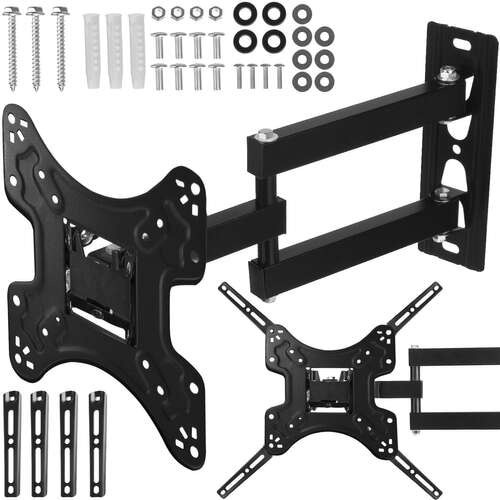 Suport TV Universal de Perete EBA, Dimensiuni 14-55 inch, Reglabil, Distanta fata de perete 40-385 mm, Sarcina Maxima 22 Kg - Img 2