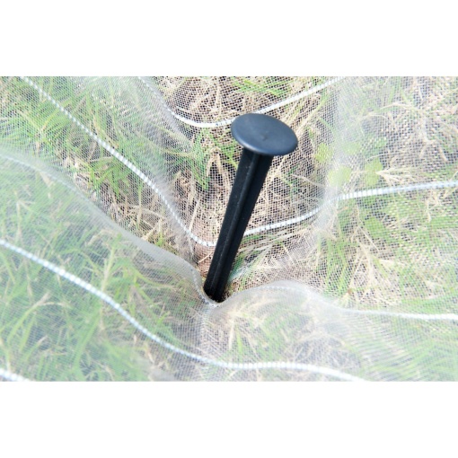 Tarus pentru fixare folie protectie plante EBA, plastic, dimensiuni 10.5 cm x 13 mm, set 10 buc - Img 2