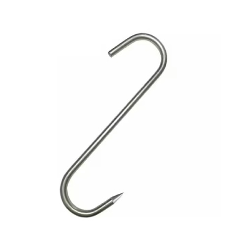 Carlig pentru macelarie sau afumatoare carne EBA, Tip S, 15 cm, capacitate maxima 15 kg - Img 4