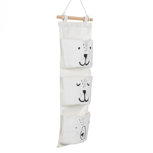 Husa Suspendabila pentru Copii cu Buzunare EBA, Model Ursulet, dimensiuni 20 x 58 cm - Img 2