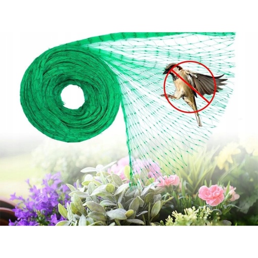 Plasa anti-pasari EBA, 4 x 6 m, ochiuri 1.8 x 1.8 cm, rezistenta la apa si raze UV - Img 2