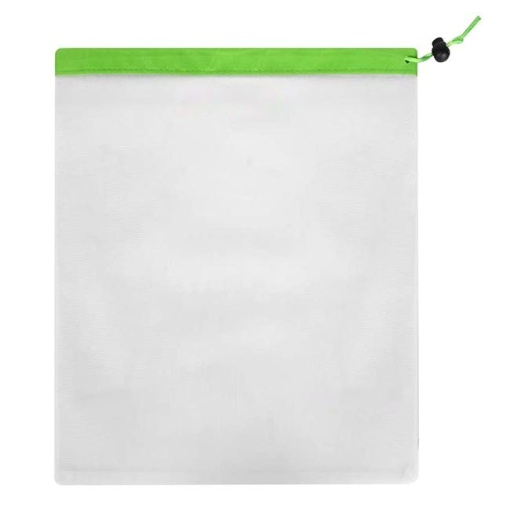 Saculet Depozitare Fructe si Legume EBA, Reutilizabil Cu Snur dimensiuni: 43 x 30 cm - Img 3