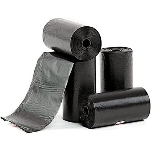 Set 1000 de pungi igienice pentru caini, pisici EBA, cu distributor in forma de os, dimensiuni 22 x 30 cm, Negru - Img 4