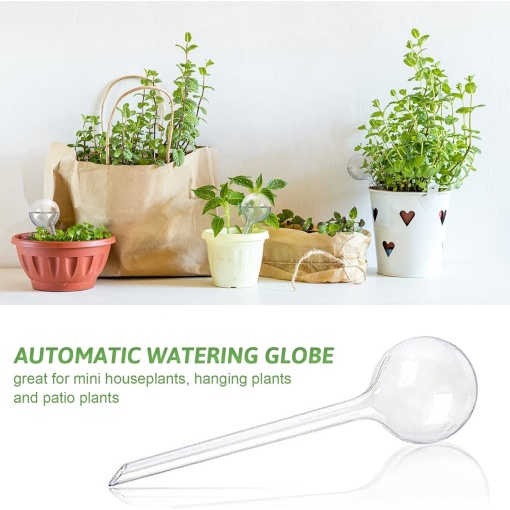 Set picurator automat pentru plante de camera, EBA, 8 bucati, PVC, Transparent - Img 3