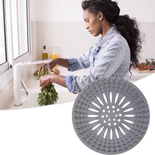 Sita din Silicon pentru Protectie Anti Infundare Scurgere Sifon Chiuveta, Cada, Pardoseala, Baie sau Bucatarie, EBA - Img 2
